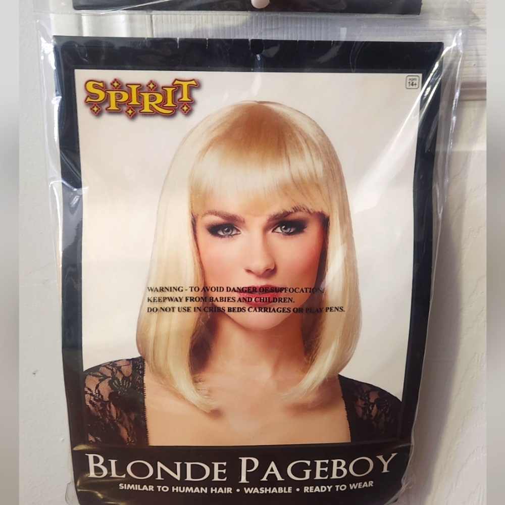 Blonde Pageboy Wig